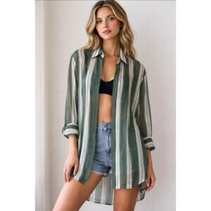 Marc Jacobs Redux Grunge 1993/2018 Silk Chiffon Plaid Shirt XS